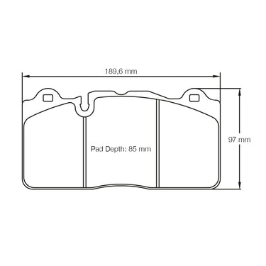Pagid Racing Brake Pads 8091 (Front) | CCM Rotors